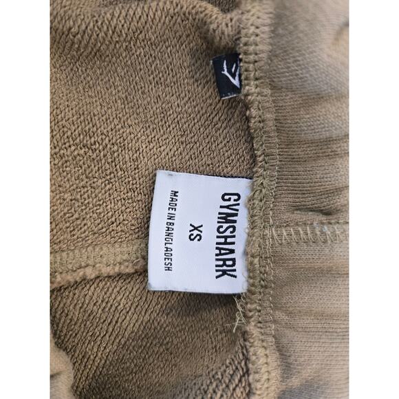 Gym Shark Brown Thick Pocketed Joggers Size XS Preloved - Picture 8 of 9
